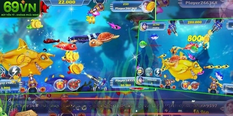 Tỷ lệ thưởng từ x2 đến x900 tại bắn cá vàng